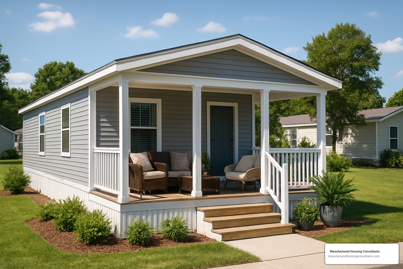 mobile homes with porches