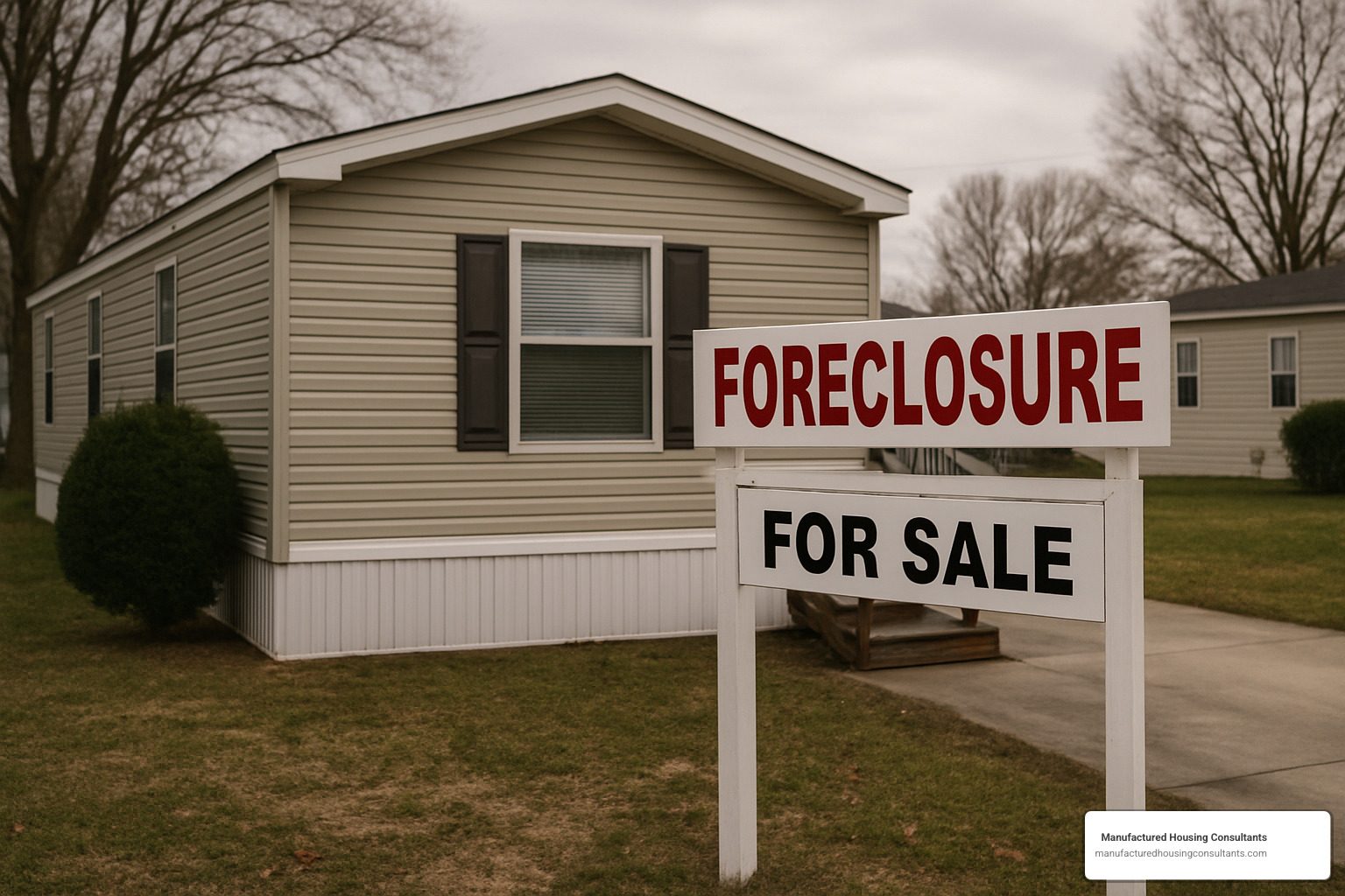 foreclosure on a mobile home