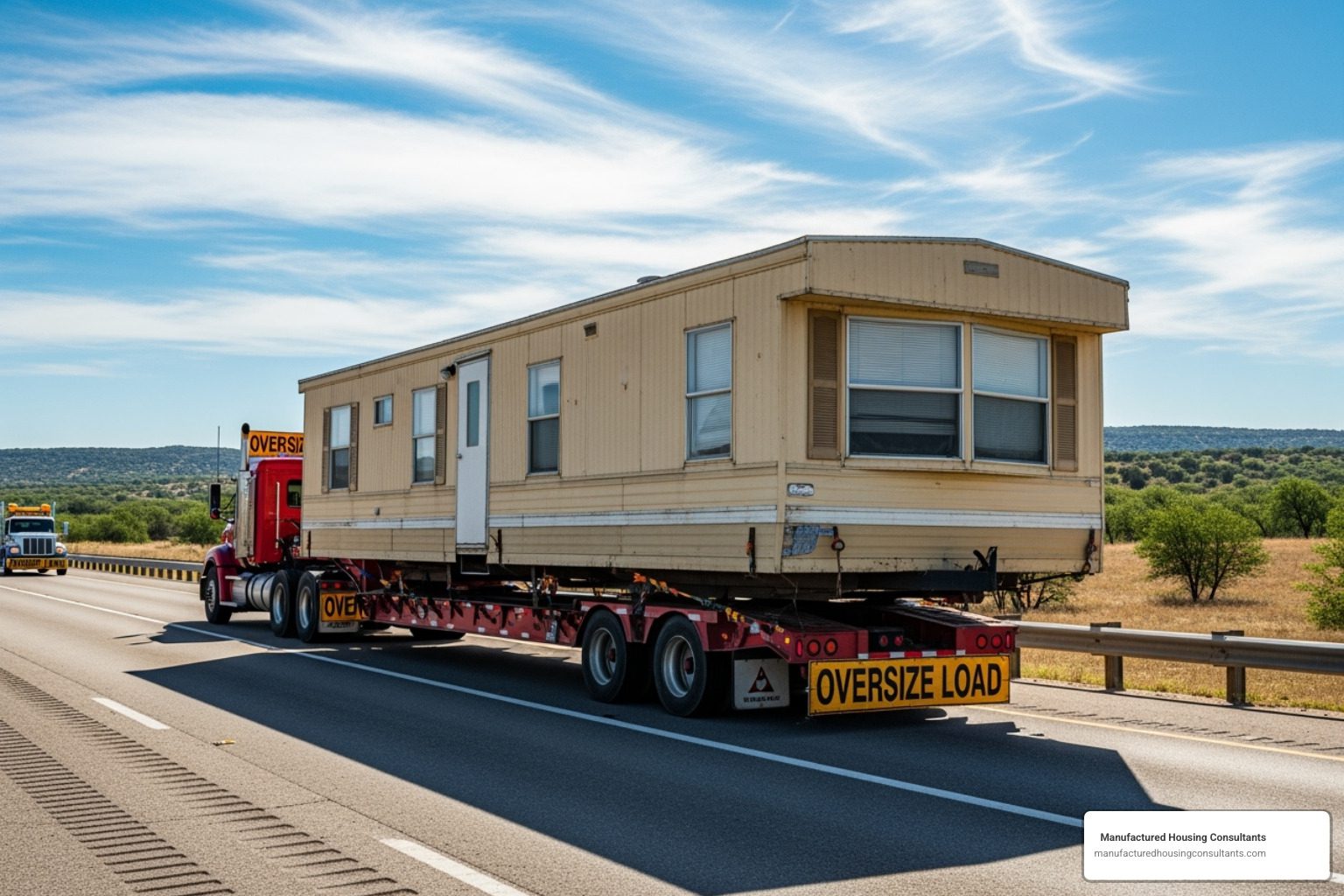 buy a used mobile home and move it