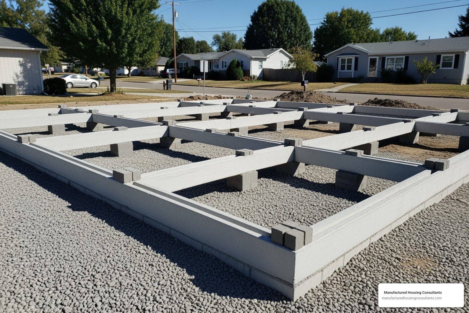 foundation for mobile home
