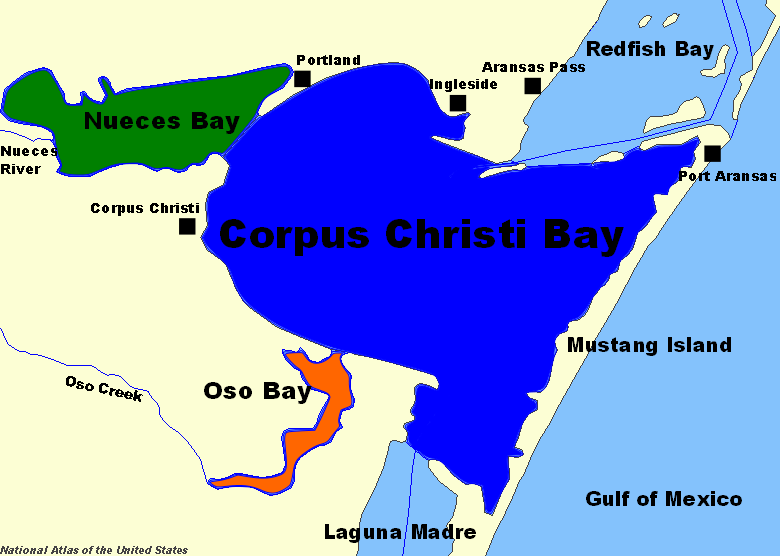 Corpus christi map 28 apr
